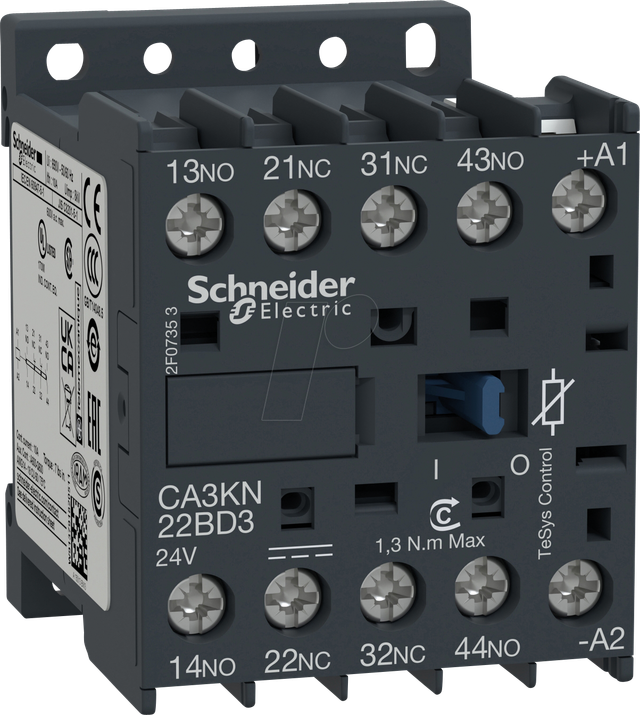 Schneider Electric Hilfsschütz 2S 2Ö 24VDC CA3KN22-BD3