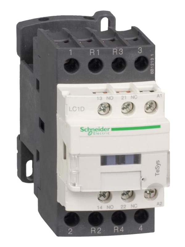 Schneider Electric Leistungsschütz 12A 48V AC 2P+2R LC1D128E7