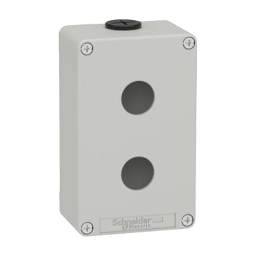 Schneider Electric Leergehäuse XAP, Metall grau, für 2x22mm XAPD2202