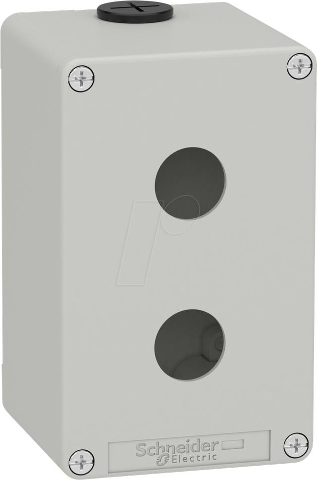 Schneider Electric Leergehäuse XAP, Metall grau, für 2x22mm XAPD2502