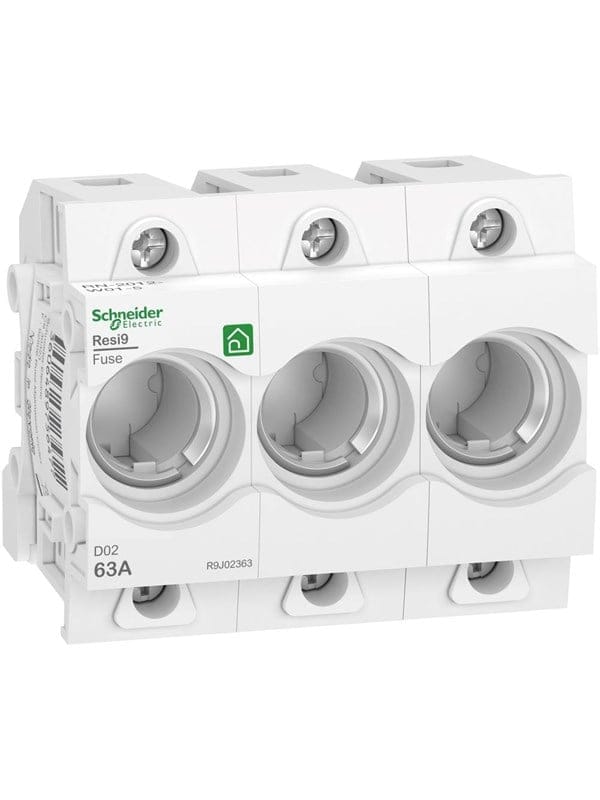 Schneider Electric Neozed Sicherungssockel 3P, 63A, 400V R9J02363