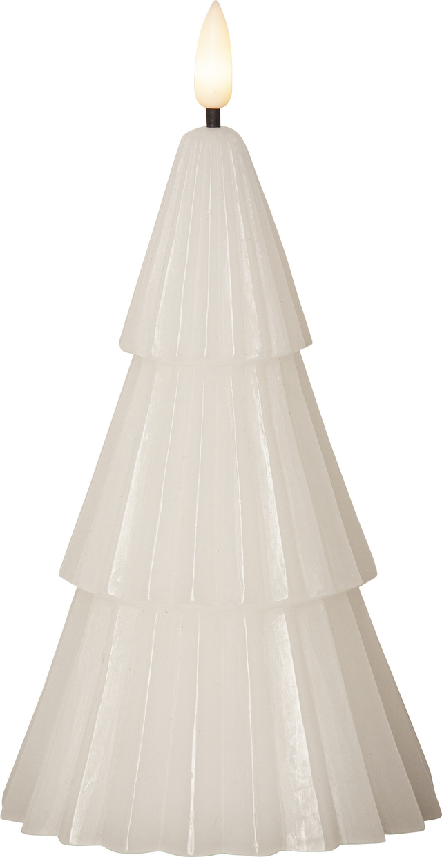 Star Trading LED-Echtwachs-Kerze 10x19cm 061-49
