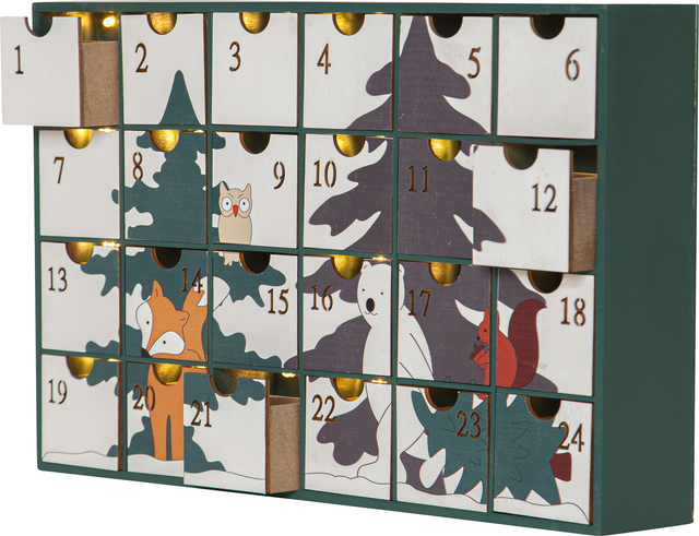 Star Trading LED-Adventskalender 24 Schubladen 271-86