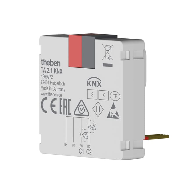 Theben KNX-Tasterschnittstelle Binäreingang 2-fach TA 2.1 KNX