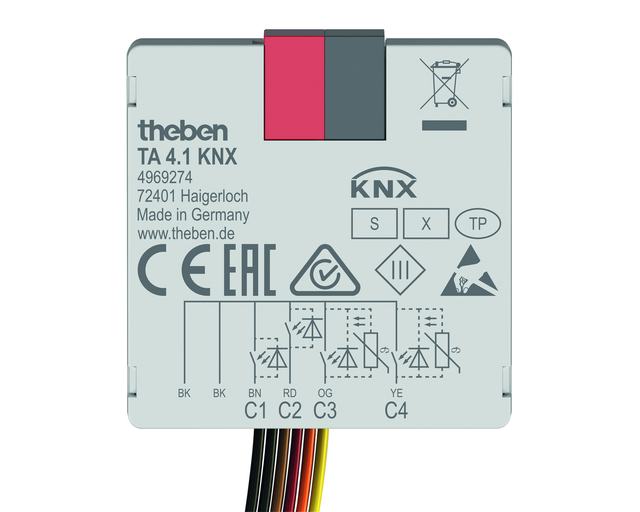 Theben KNX-Tasterschnittstelle Binäreingang 4-fach TA 4.1 KNX