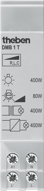 Theben Universaldimmer 1Kanal, Dimmbooster DMB 1 T KNX