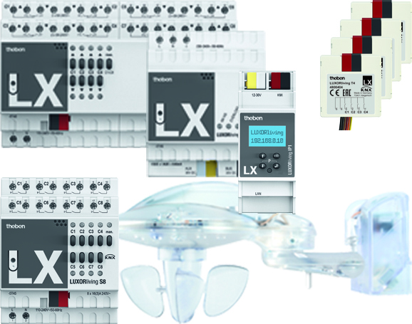 Theben Starterpaket LUXORliving Antriebe+Beleuchtung 4990012