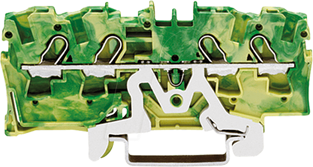 WAGO GmbH &amp; Co. KG Schutzleiterklemme 4-Leiter, TS 35 2004-1407