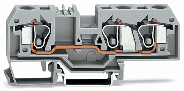 WAGO GmbH &amp; Co. KG Durchgangsklemme 0,2-10mmq grau 284-681