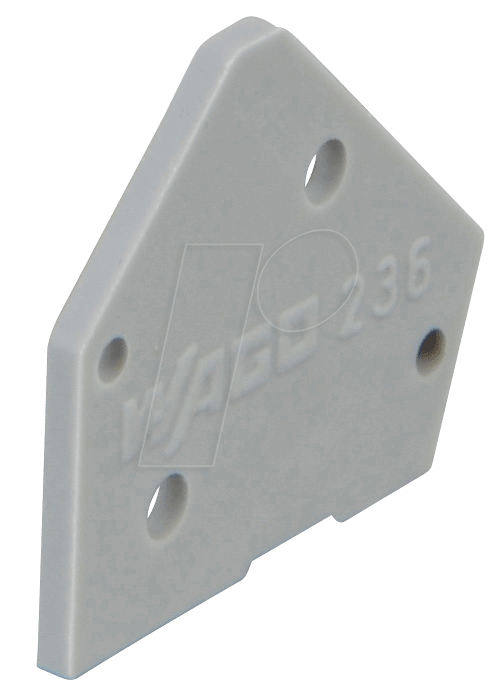 WAGO GmbH &amp; Co. KG Abschlußplatte gr,f.Einzelklemmen 236-100