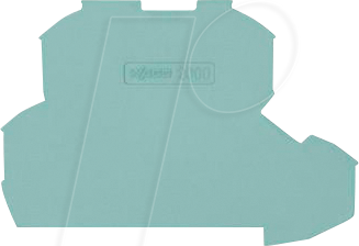 WAGO GmbH &amp; Co. KG 2L-Abschlussplatte grau 2000-2291