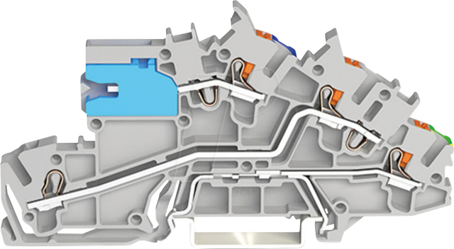 WAGO GmbH &amp; Co. KG Installationsetagenklemme 2,5 mm² Hybrid 2203-7541