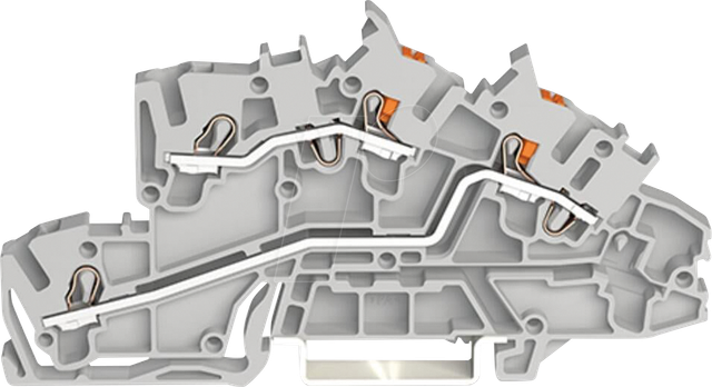 WAGO GmbH &amp; Co. KG Installationsetagenklemme 2,5 mm² Hybrid 2203-7542