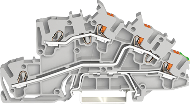 WAGO GmbH &amp; Co. KG Installationsetagenklemme 2,5 mm² Hybrid 2203-7545