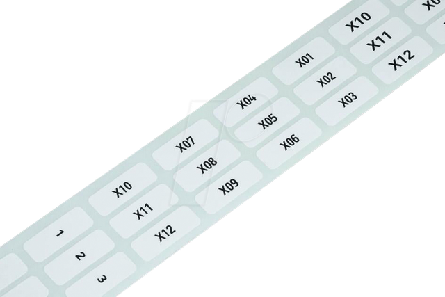 WAGO GmbH &amp; Co. KG Etikett ws 9,5x25mm 1500Stck/R. 210-808