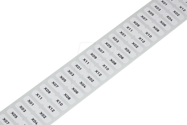 WAGO GmbH &amp; Co. KG Etikett weiß 15x6mm 3000St/Rolle 210-805