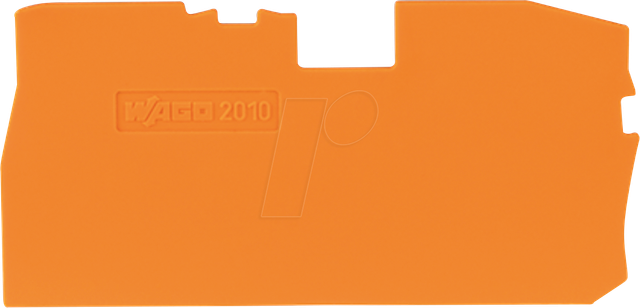 WAGO GmbH &amp; Co. KG Abschlussplatte 1mm orange 2010-7192