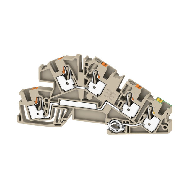 Weidmüller Installations-Etagenklemme PUSH IN, 4 mm² AITB BB L-L-PE