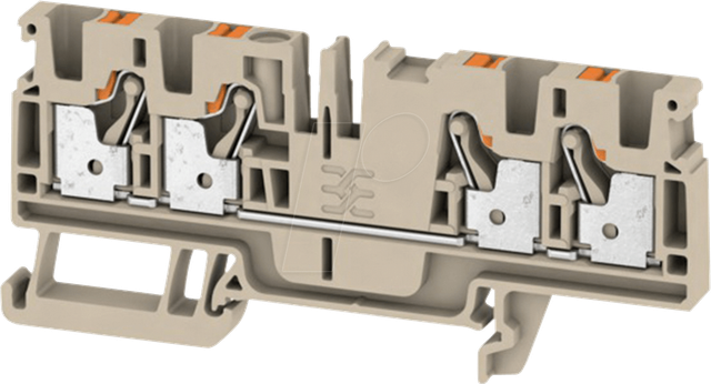 Weidmüller Durchgangsklemme 0,5-4,0 qmm, beige A4C 4