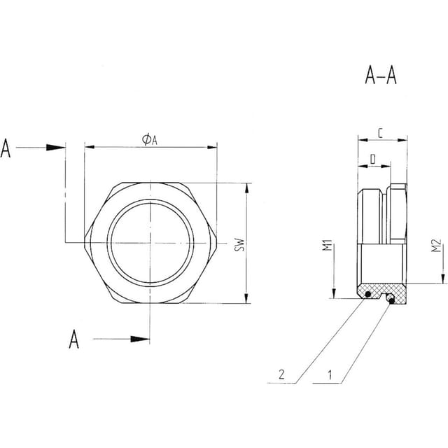 Lapp Zubehör SKINDICHT-MR-M-6kt.-75X1,5 /63X1,5+O-RING MRM6kt.75x1,5/63x1,5