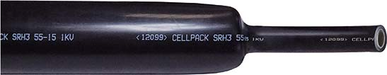 Cellpack Schrumpfschlauch m.Kleber,in 1m Absch SRH3 75-20/1000 sw