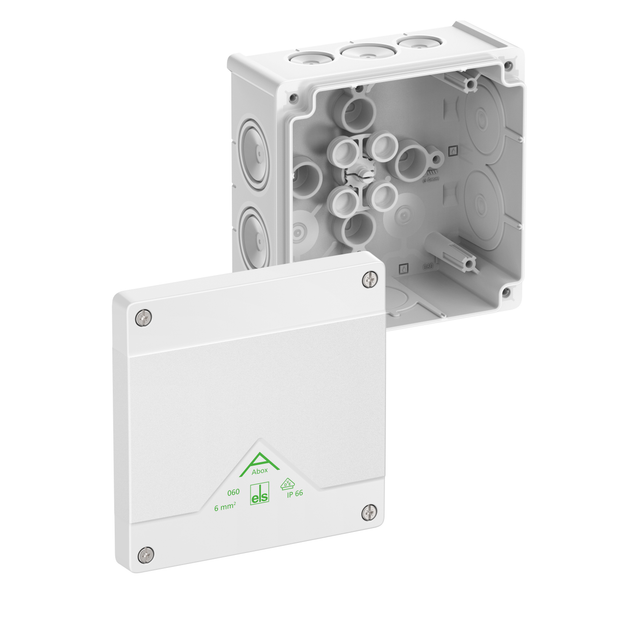 Spelsberg Abzweigkasten IP66, 6qm Abox 060-L/w
