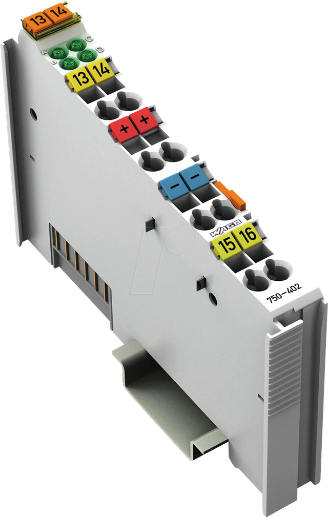 WAGO GmbH &amp; Co. KG Digitale Eingangsklemme 4-Kanal DC24V 3.0ms 750-402