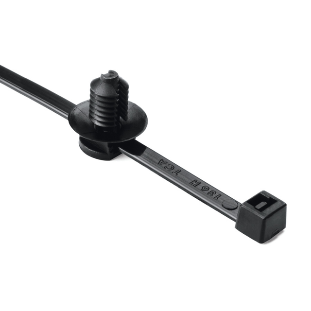 HellermannTyton Befestigungsbinder 200x4,6 T50RFT6LG-MC5-BK-D1