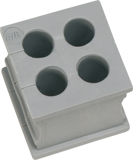 Icotek Kabeldurchführungstülle D=4x5mm,sw KT 4/5