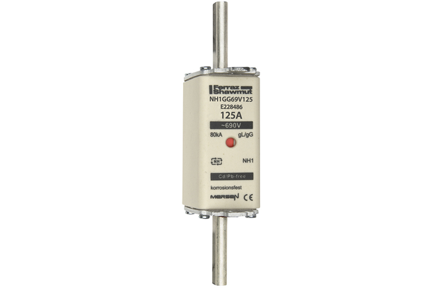 Mersen NH-Sicherungseinsatz SF Gr.1 gG 125A/690V KM NH1GG69V125