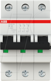 ABB Stotz S&amp;J Sicherungsautomat 10kA 32A B 3p S203M-B32
