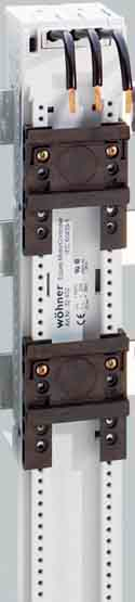 Wöhner Sammelschienenadapter EMC m.2 Tragschiene, 25A 32402