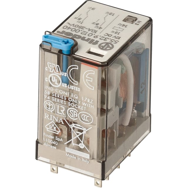 Finder Rel. Verssp. 12VDC 2W 10A f.Fas. 94.04/84/44 55.32.9.012.0040