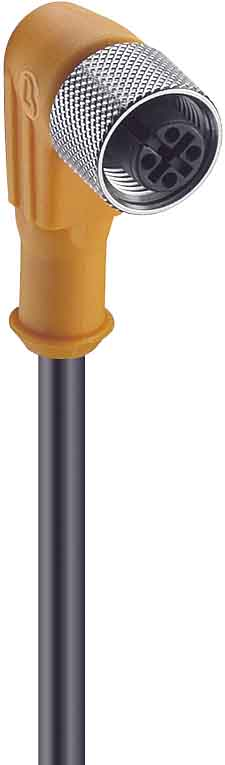 Belden Kupplung m.Schraubver.,gew 4pol.,M12,5m Kab.PUR RKWT 4-225/5m