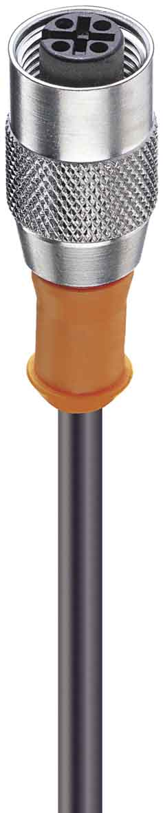 Belden Kupplung m.Schraubver.,ger 4pol.,M12,5m Kab.PUR RKT 4-225/5m
