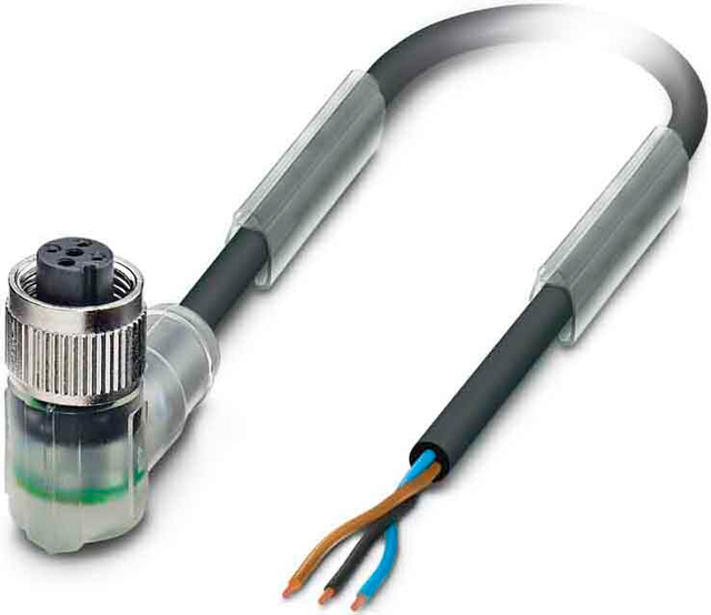 Phoenix Contact Sensor-Aktor-Kabel M12 gewinkelte,3p.,5m SAC3P5,0-PUR/M12FR2L