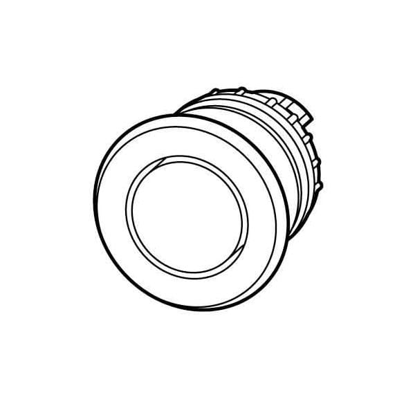 Eaton Pilzdrucktaste schwarz,blanko M22S-DP-S-X