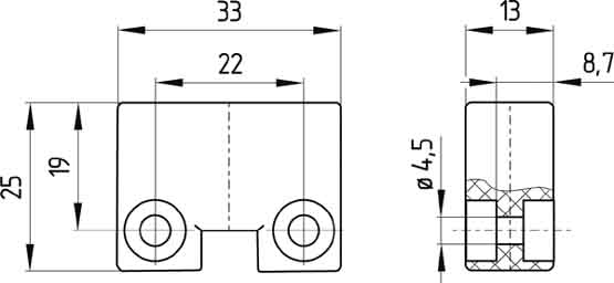 Schmersal Betätiger f. Positionsschalter BPS 250