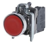 Schneider Electric Drucktaster flach, rt, 1Ö XB4BA42