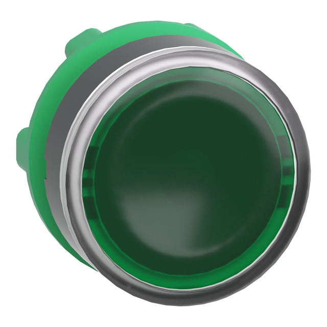 Schneider Electric Leuchtdrucktaster flach, gn ZB5AA38