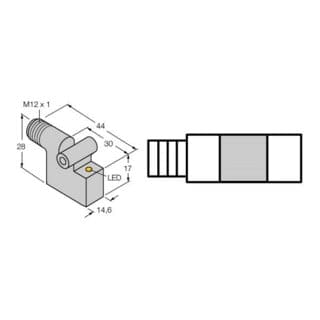 Turck Magnetfeldsensor f. Pneumatikzylinder BIM-IKT-AP6X-H1141