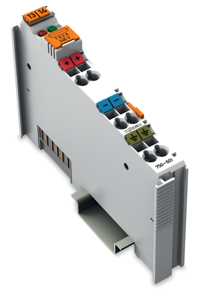 WAGO GmbH &amp; Co. KG Potentialeinspeisung DC24V m.Sicherungsh. 750-601