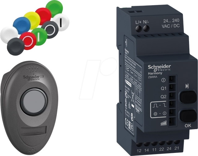 Schneider Electric Drucktaster-Set AC/DC Prog.-Receiver XB5RMA04
