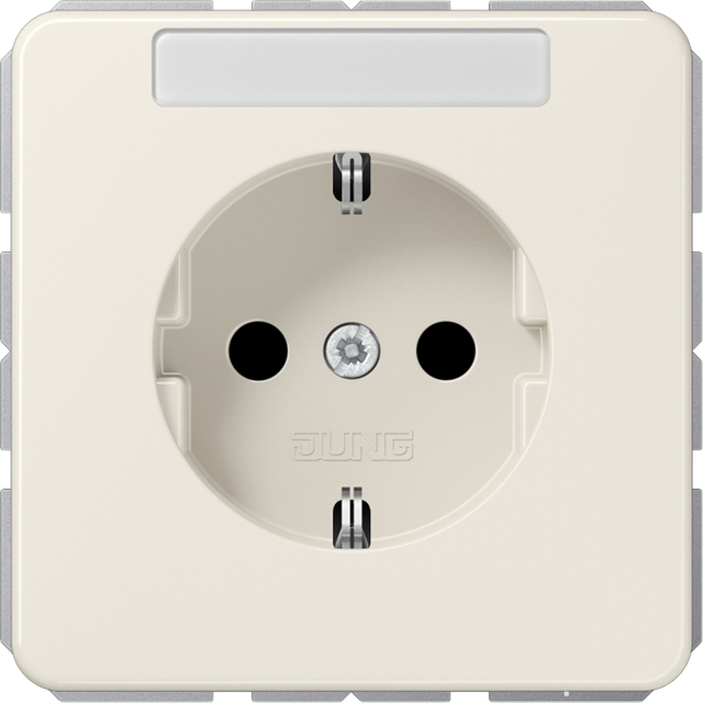 Jung SCHUKO-Steckdose 16A 250V mit Schriftfeld CD 1520 NA