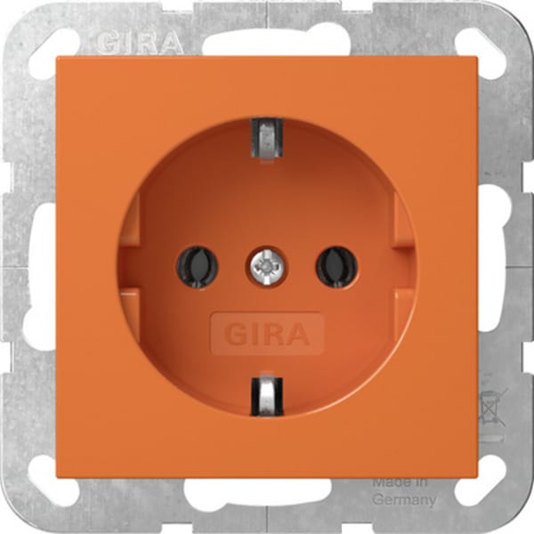 Gira SCHUKO-Steckd. System 55 Orange 4455109