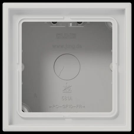 Jung Aufputz-Kappe 1fach lgr LS 581 A LG