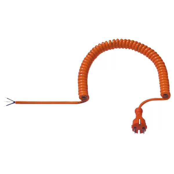 Bachmann Spiralleitung PUR 5m,orange 665.871