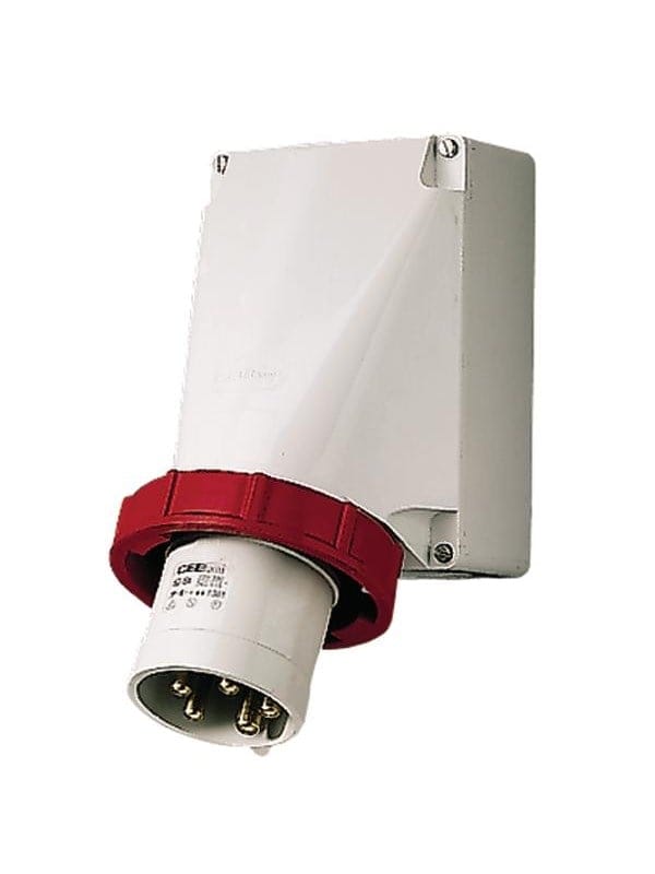 Mennekes Wandstecker 63A,5p,6h,400V,IP67 361