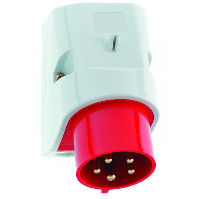 Bals Elektrotech. Wandgerätestecker 32A 5p 400V 6h IP44 24413