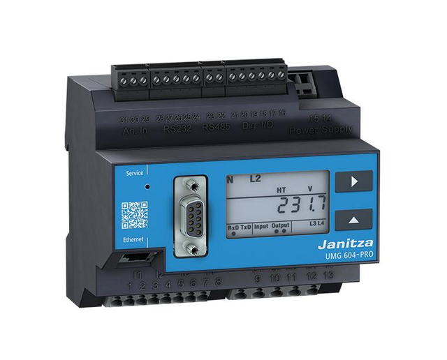 Janitza Electronic Netzanalysator UL 20-50VAC, 20-70VDC UMG 604E-PRO 24V(UL)